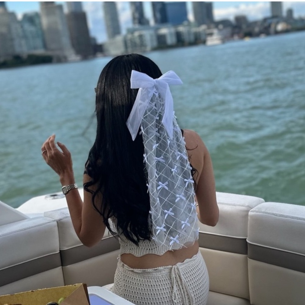🍋 FOR LOVE AND LEMONS Fiorella Bridal Veil. Great Condition.
